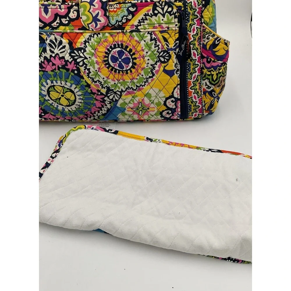 Vera Bradley  Baby Diaper Bag & Changing Pad Daily Use And Travel